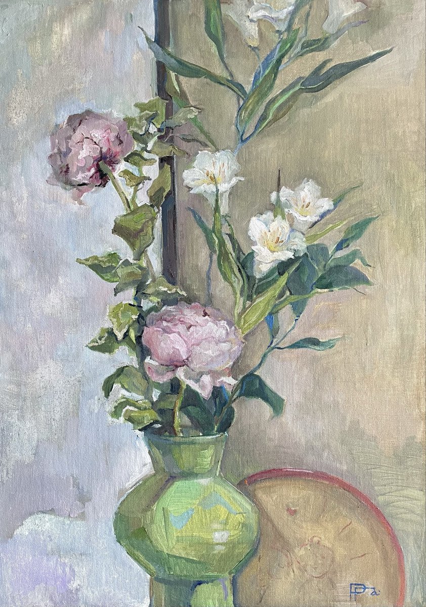 NAUSHKO_ART's tweet photo. Two peonies https://t.co/Ota4xS2xqr