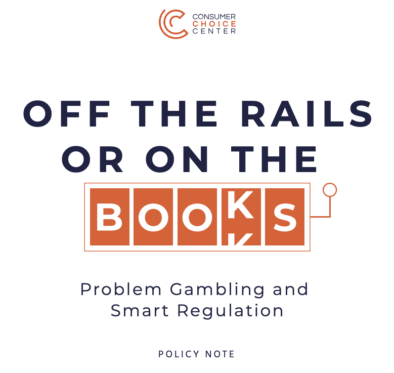 ConsumerChoiceC's tweet photo. NEW: The dominant media narrative, that legalized sports betting has triggered a crisis of addiction among young men, is not supported by national data

👇Our latest POLICY NOTE examines the numbers https://t.co/6zTMe5PoWH