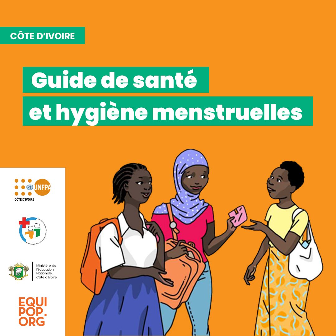 UnfpaCI's tweet photo. La stigmatisation &amp; les tabous autour des règles alimentent le manque d'informations et les pratiques non hygiéniques. Pour y remédier, l'UNFPA et ses partenaires ont élaboré le "Guide de santé..." adapté à la 🇨🇮. 📥Téléchargez-le ici: https://t.co/XD8boSwSSR
 #MHDay2026 https://t.co/slFZRSH0Xo