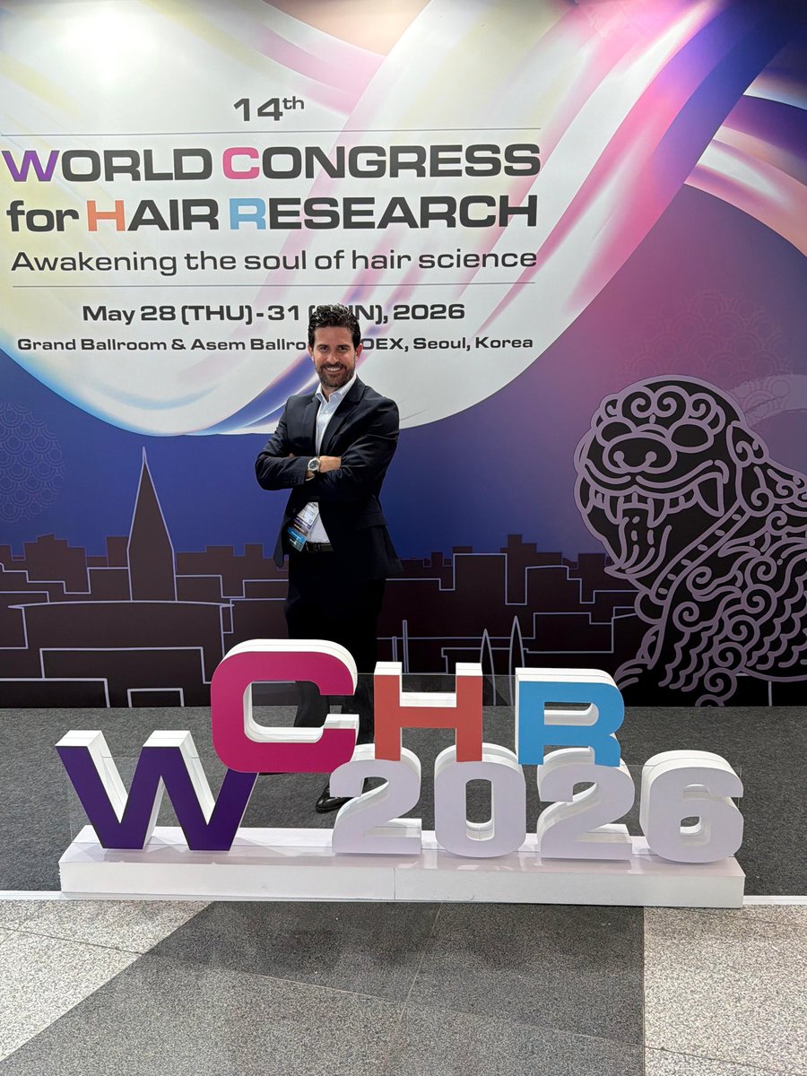 CuquerellaMC's tweet photo. 🇪🇸 El Dr. Sergio Vañó ha sido nombrado presidente de la European Hair Research Society en Seúl.
🔹 Primer español en liderar la sociedad
🔹 Presidente más joven de su historia
Además, Madrid acogerá el Congreso Mundial de Tricología 2028. Éxito para la dermatología española. https://t.co/VL94dq1ega