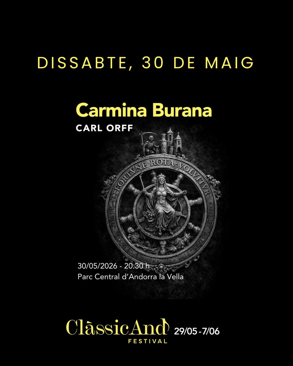 Classicandorra's tweet photo. ⭐ L'agenda d'aquest cap de setmana del ClàssicAnd

🎫 Entrades a https://t.co/pIw5vWMkcC i a les oficines de turisme d'Andorra la Vella i Ordino. https://t.co/d8cWU4hTAr