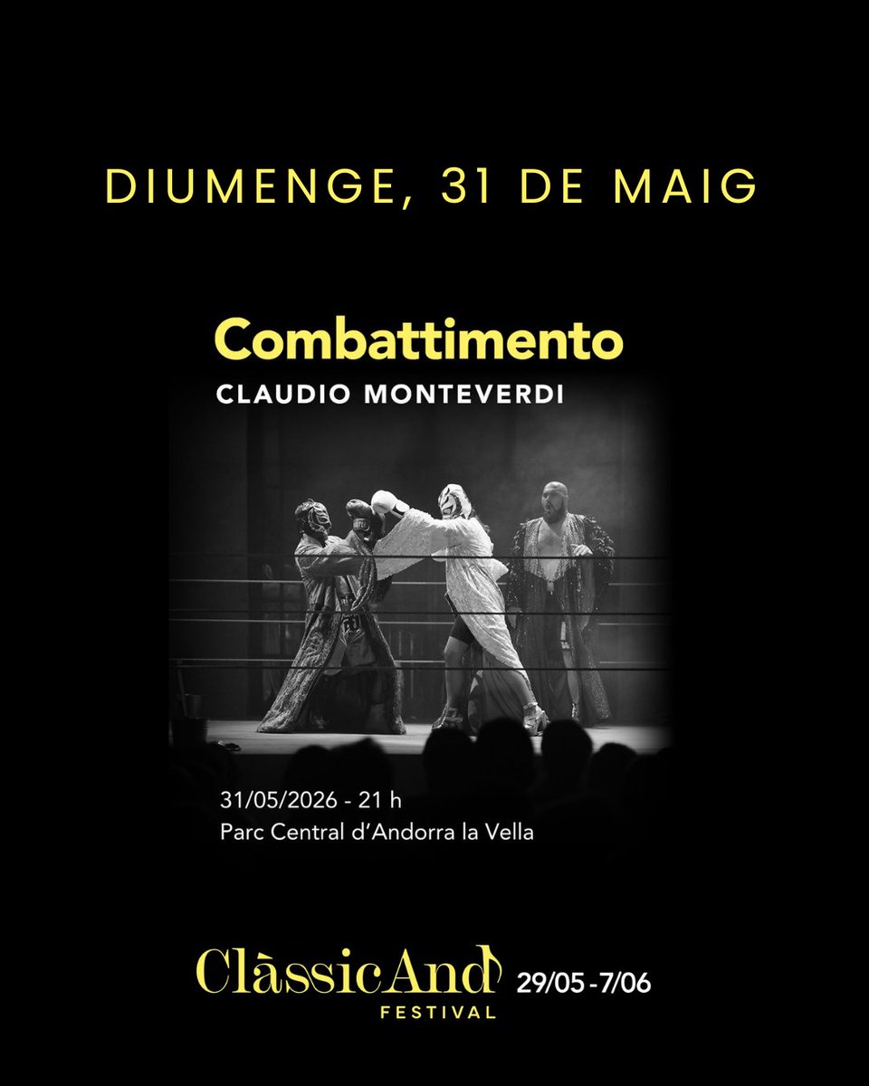 Classicandorra's tweet photo. ⭐ L'agenda d'aquest cap de setmana del ClàssicAnd

🎫 Entrades a https://t.co/pIw5vWMkcC i a les oficines de turisme d'Andorra la Vella i Ordino. https://t.co/d8cWU4hTAr