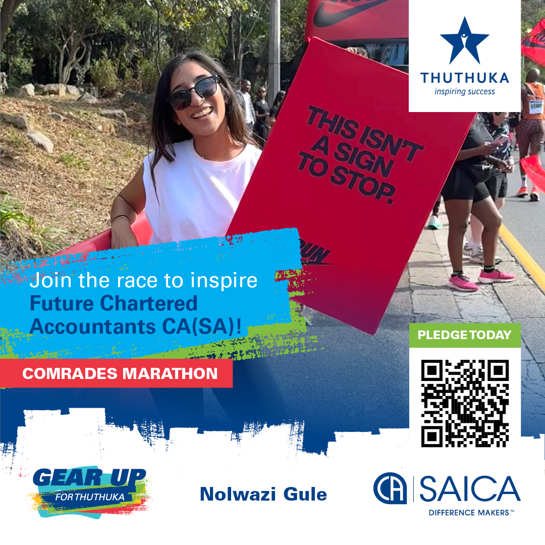 saica_za's tweet photo. Our SAICA members are taking on the iconic Comrades Marathon funds for the SAICA Thuthuka Bursary Fund. Make an impact today, Make a pledge today!