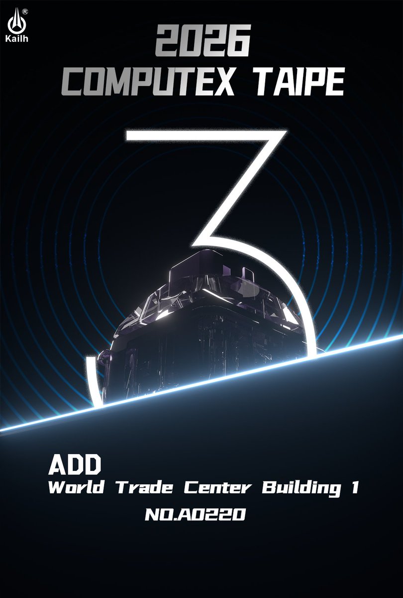 KailhSwitch's tweet photo. GIVEAWAY——KAILH SWITCH 70 pcs*3🎁
3 days to go! Kailh is at COMPUTEX
📍TAIPEI
Custom keyoard fans, stay tune!
We hope that fans who couldn't attend can still feel the enthusiasm of the event！
-Follow @KailhSwitch 
-Like, comment, and share this post
⏰As of June 11
#kailh #computex
#computex2026 #custom