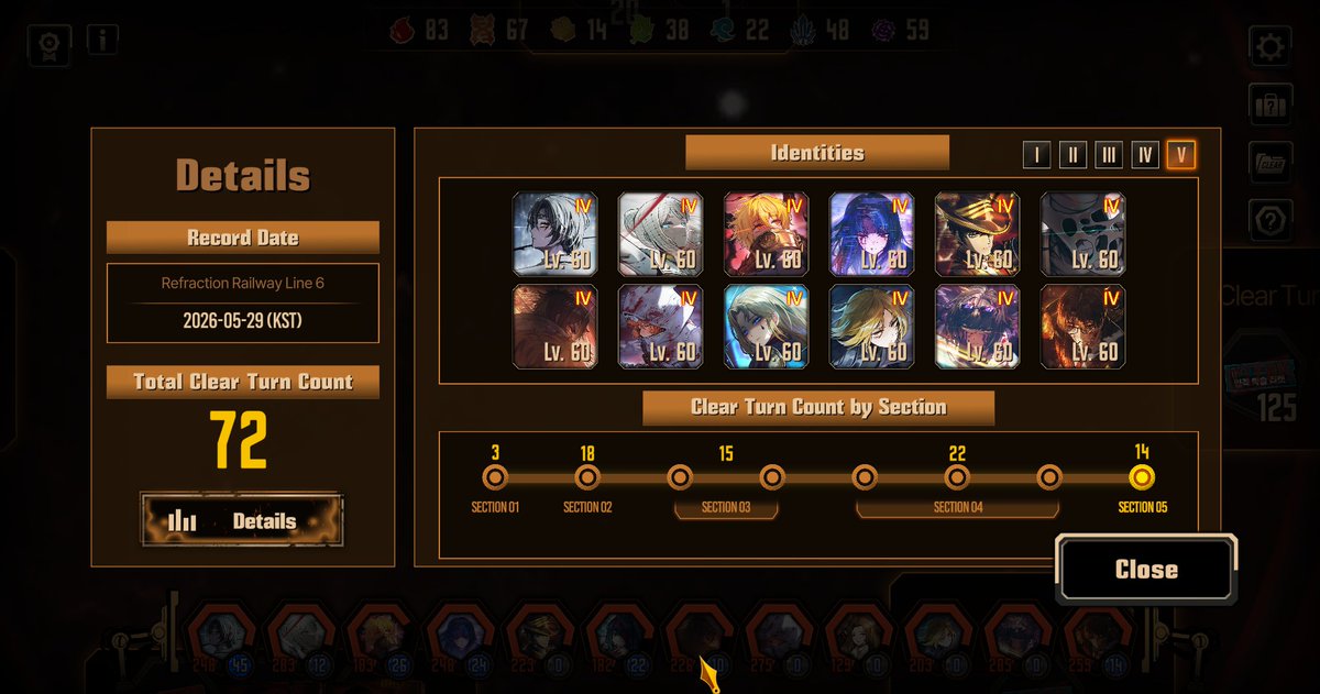 HyperTheWeeb's tweet photo. ngl best RW we had so far, every fight(beside section 4) is a puzzle of it own and i like that ngl, i wish they do more RW content like this instead of spaming winrate on a heishou team to get the lowest turn count https://t.co/xnmyBgOPNB