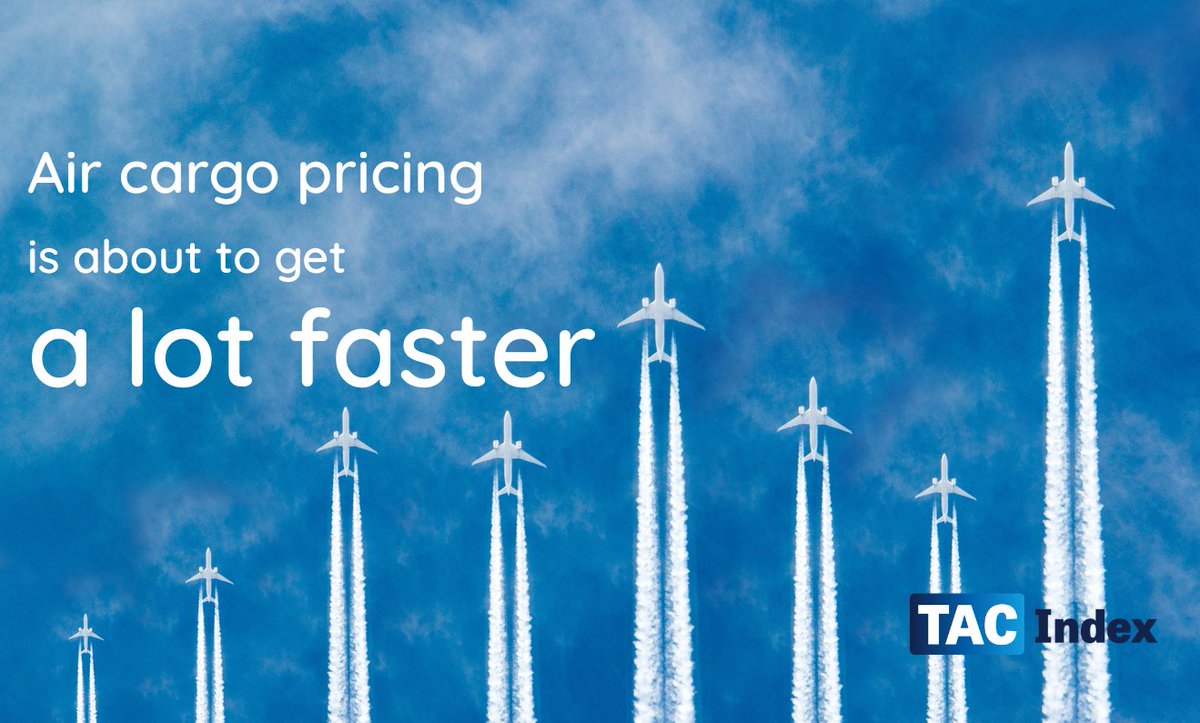 TACIndex's tweet photo. Get timestamped, real-time #AirCargo pricing data 

Daily & Weekly Global Air Cargo Prices
900+ routes starting at $100/route/year
Monitor trends · Market Intelligence
Actionable Insights at Your Fingertips

FREE demo click here : https://t.co/xZU0REC68P

#TACIndex #BalticAirFreightIndex #GlobalAirCargo #airfreight #logistics #transportation #supplychain #markets
