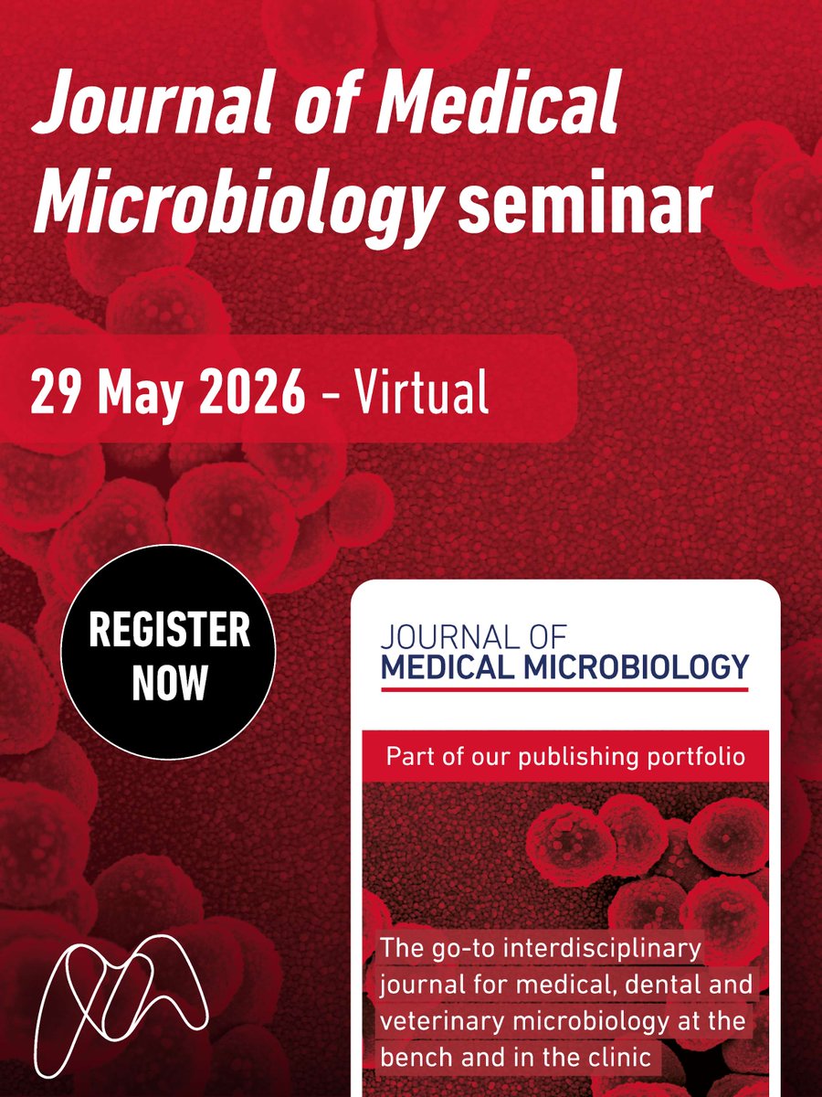 MicrobioSoc's tweet photo. Join us today at 14:00-15:30 BST for this month’s JMM Seminar by Dr Adrian Cazares on ‘The historical spread of antimicrobial resistance: Decoding the evolutionary past of AMR vectors.’ Register for free here: https://t.co/wBdAR6S87c #JMM https://t.co/DzRf5zmzbx