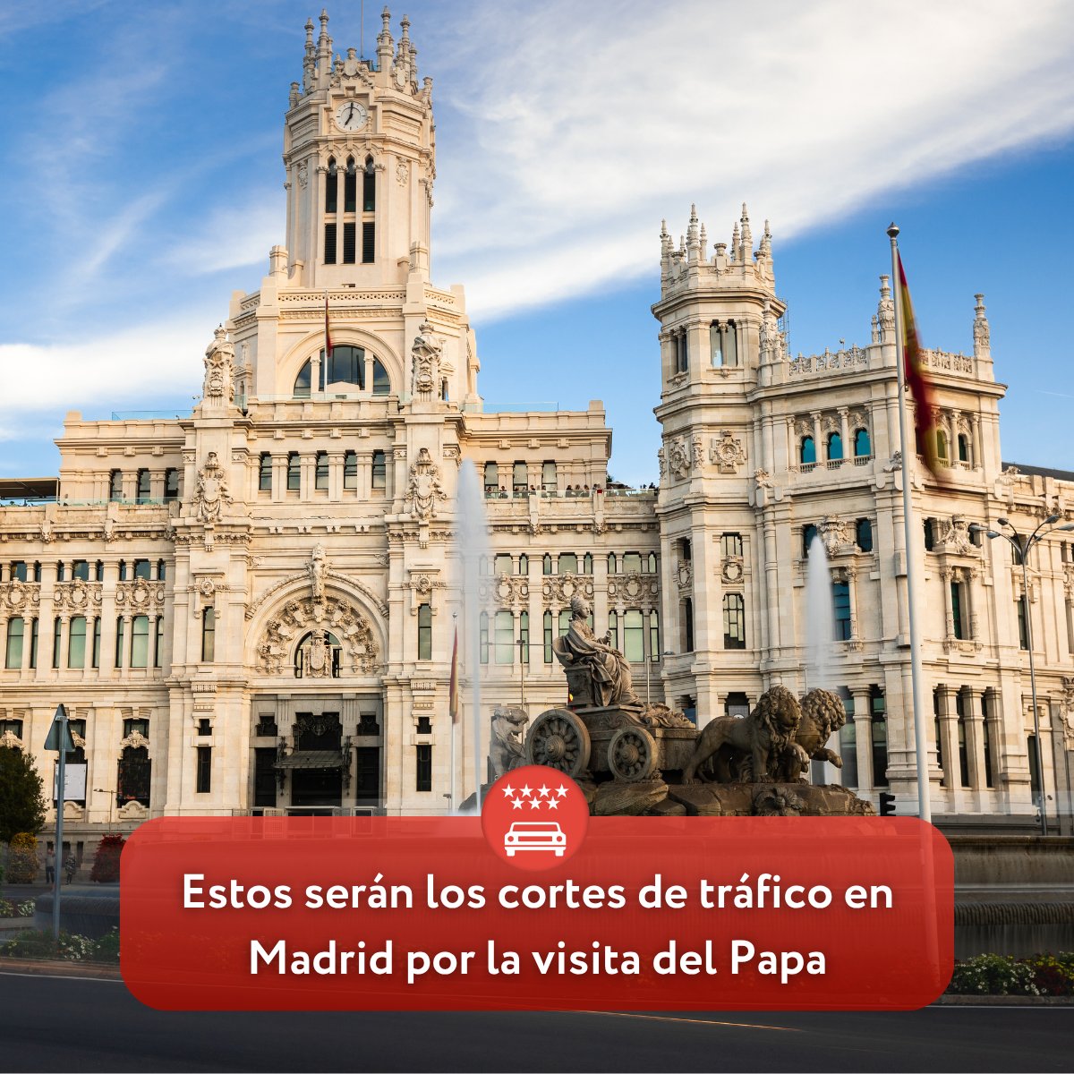 infoMadridITV's tweet photo. En unos días, el Papa visitará Madrid. 🔜🇻🇦

⚠️ Revisa en este enlace los cortes de tráfico en la ciudad para que no tengas problema en acudir a tu centro #ITV más cercano: https://t.co/rlBhgkJbar 

#ITVSalvaVidas #SeguridadVial https://t.co/zAUR1HWWnW
