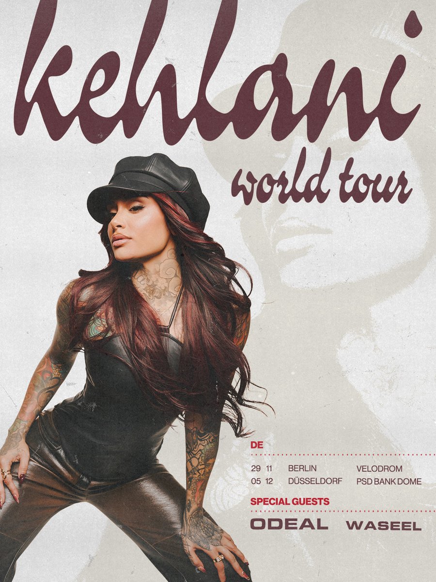 TicketmasterDE's tweet photo. @Kehlani kommt Ende 2026 im Rahmen der THE KEHLANI WORLD TOUR live nach Berlin &amp; Düsseldorf. Tickets gibt es ab Dienstag im Ticketmaster Presale: https://t.co/wpt9ZCWMVC https://t.co/g9KdMPRwVu