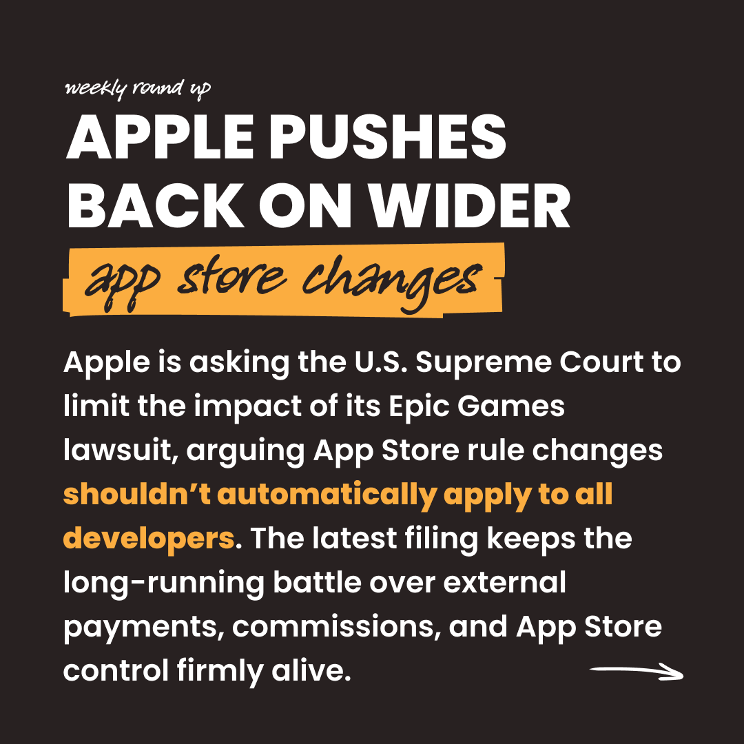 TheDistanceHQ's tweet photo. ✨ Happy Friday! It’s Weekly Round-Up time! ✨

This week we’re covering Google AI Studio’s new prompt-to-app Android builder, Apple’s latest pushback in the Epic Games App Store battle, and Gmail Live bringing conversational AI search to inboxes.

#WeeklyRoundUp #TechNews https://t.co/JAmFRLIJOT