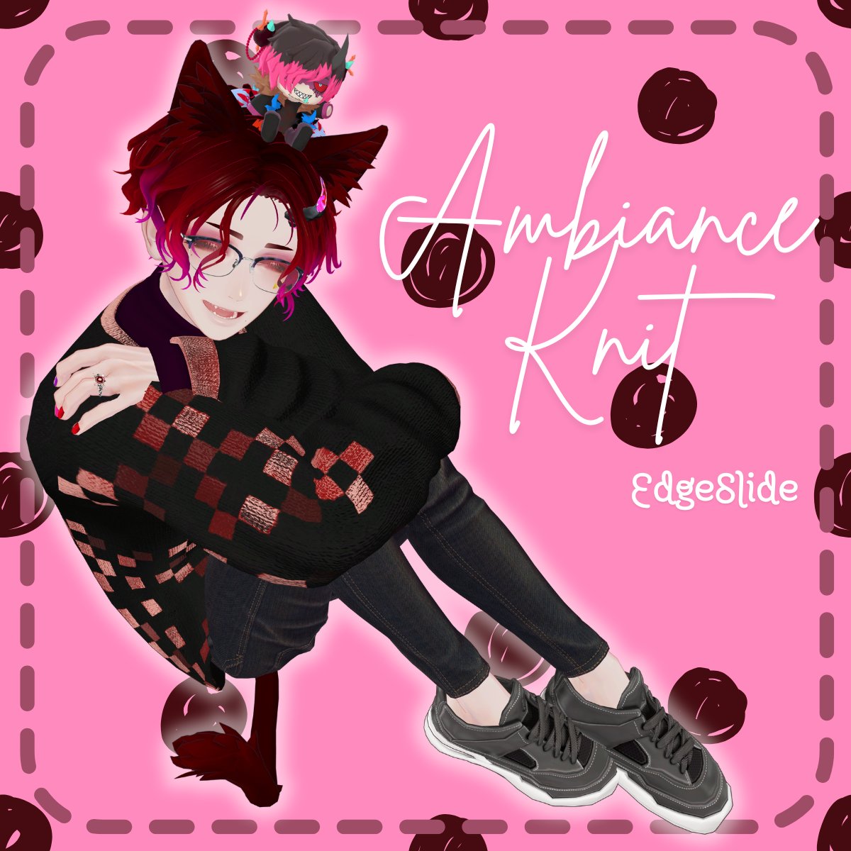 RubyBrettVR1's tweet photo. 『—Ambiance Knit—』

オススメのセーターでございます✌
とても着やすく合わせやすいよ！

#ES_ITEM
#珍飯亭 
#Iyori3D https://t.co/NuHb2tBV0u