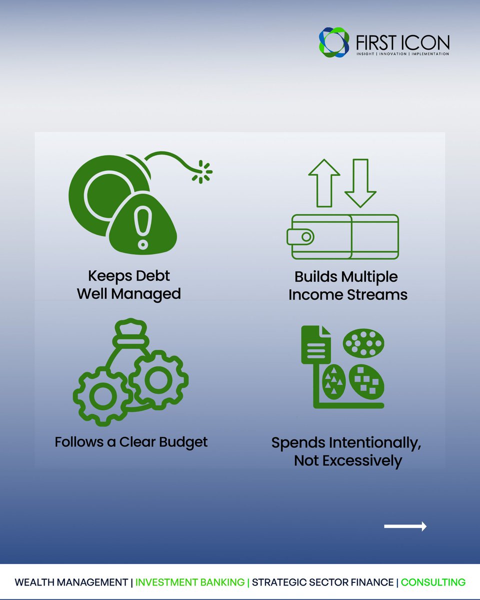firsticon_Group's tweet photo. Being smart with money is not about how much you earn, but how well you manage, save, and grow it over time. 

Planning your expenses, saving consistently, and investing in assets and mutual funds are all steps toward lasting financial stability.

At First Icon, we are committed to helping you build healthier money habits and achieve your long-term financial goals.

#SmartMoneyMoves | #WealthBuilding |  #FirstWorksForYou