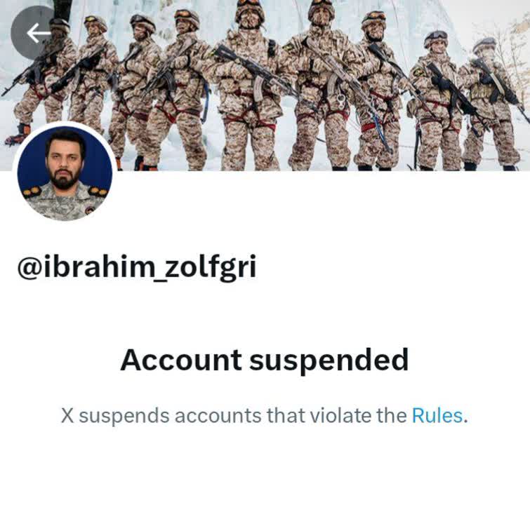 Ebrahim Zolfaghari ☫ tweet media