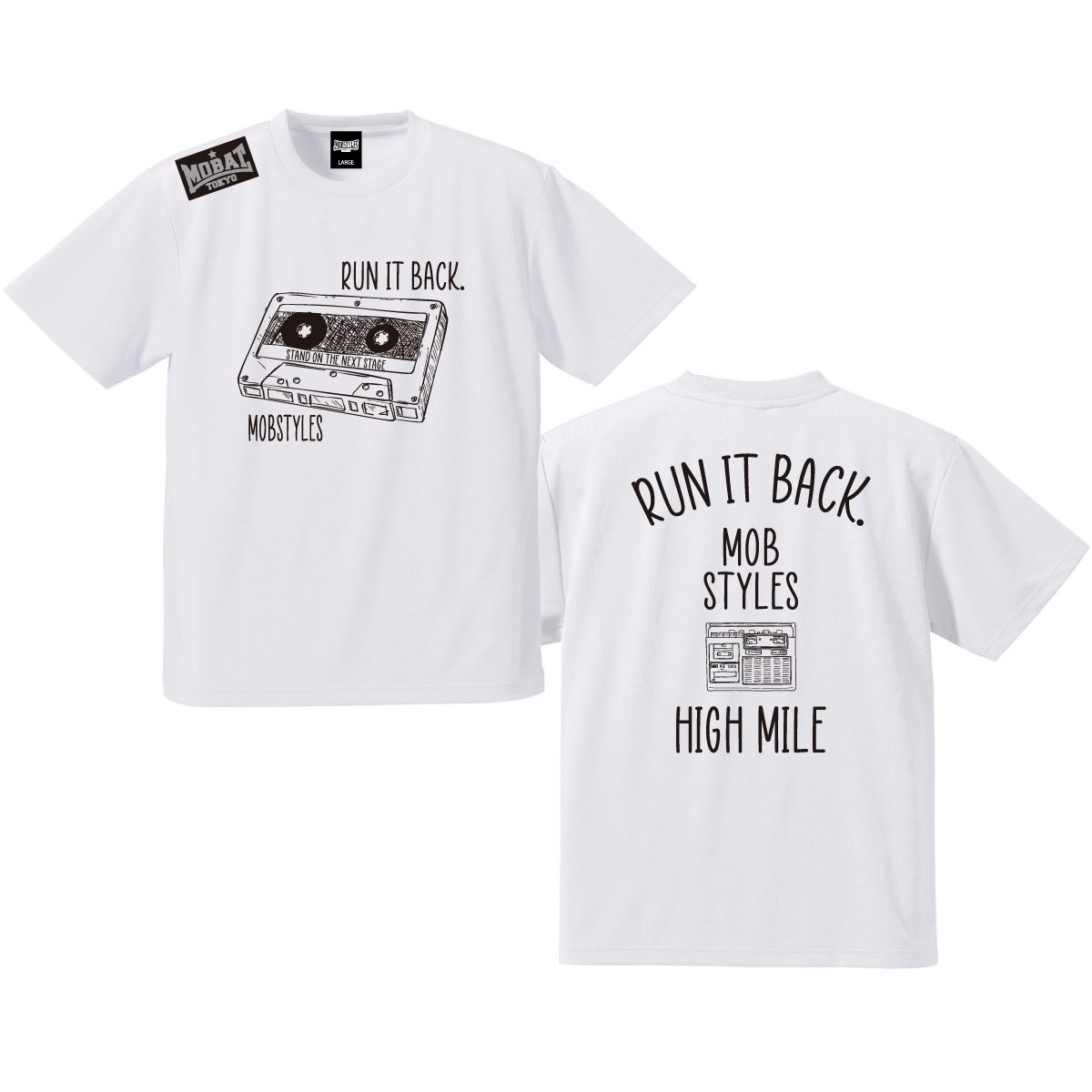mobstyles_staff's tweet photo. 【INFO!!】 #新作入荷
・ RUN IT BACK Tee
https://t.co/OkrKS93ezC
MOBATワッペンは裾につきます！

・ RUN IT BACK DRY Tee
https://t.co/IihjHQeRoL
ワッペンは肩につきます！
 
BLACK／WHITEの2色展開。
以下の直営店舗でもご覧ください！
 
&amp;MOSH @info_andmosh
#MOBSTYLES https://t.co/JGOynrbX04