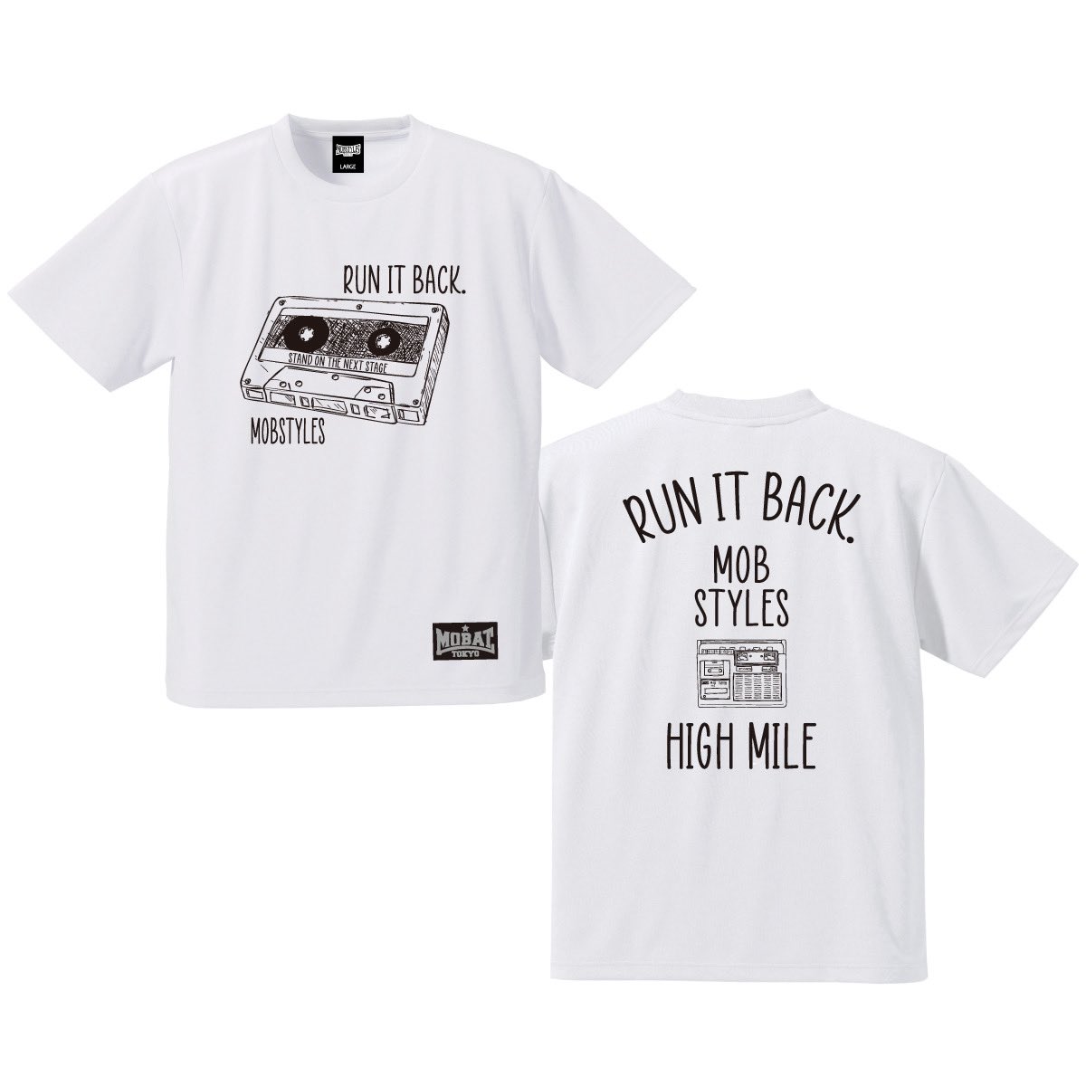 mobstyles_staff's tweet photo. 【INFO!!】 #新作入荷
・ RUN IT BACK Tee
https://t.co/OkrKS93ezC
MOBATワッペンは裾につきます！

・ RUN IT BACK DRY Tee
https://t.co/IihjHQeRoL
ワッペンは肩につきます！
 
BLACK／WHITEの2色展開。
以下の直営店舗でもご覧ください！
 
&amp;MOSH @info_andmosh
#MOBSTYLES https://t.co/JGOynrbX04