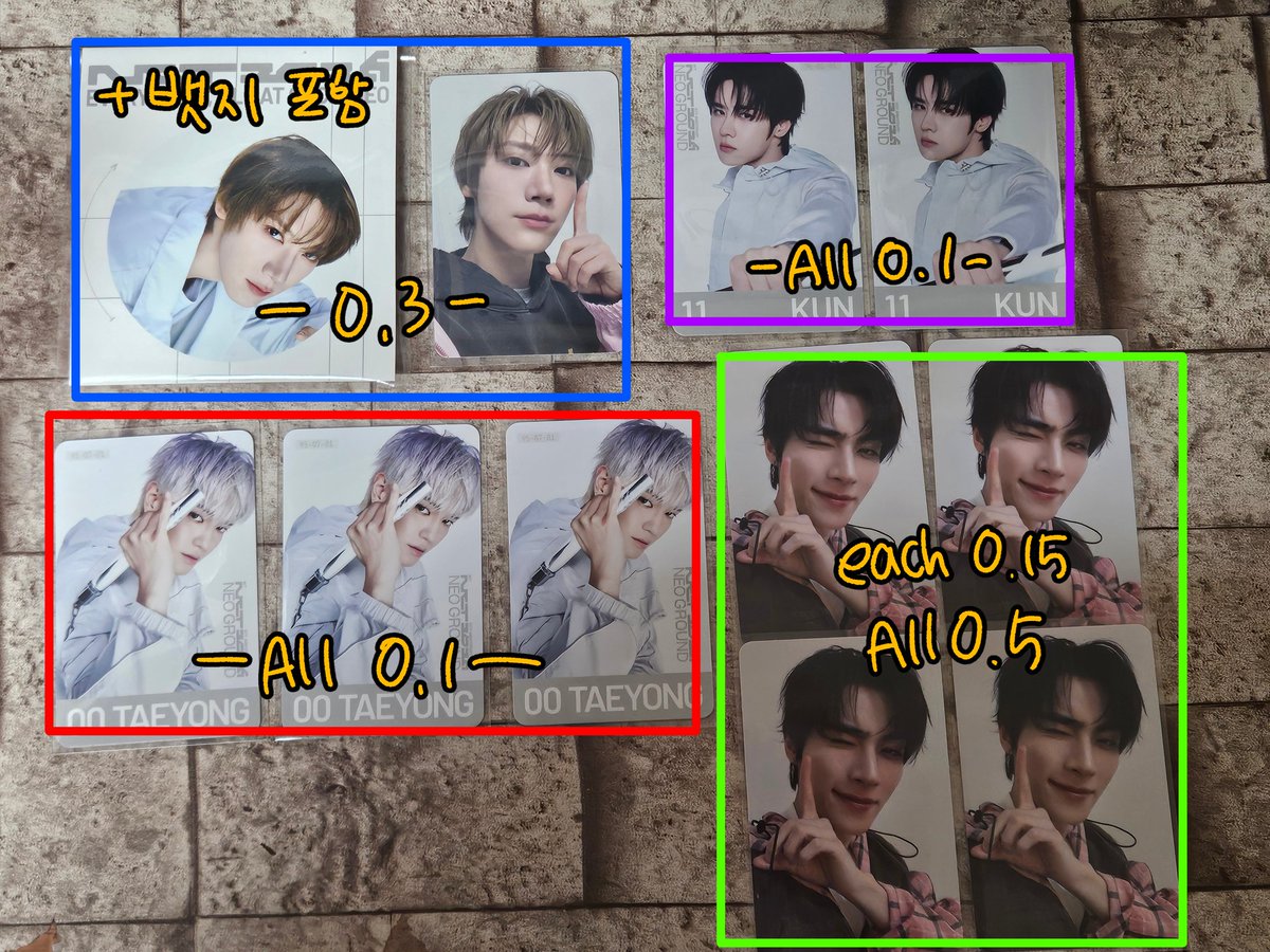 dearmy111's tweet photo. nct 10주년 팝업 엠디 양도 네오그라운드 트레카 뱃지 
➡️All 0.5

127 wayv 웨이션브이 dream wish 엔시티 wts poca pc sell 교환 쿤 양양 샤오쥔 텐 헨드리 kun yangyang xiaojun ten hendery 태용 taeyong 컨포 셀포 MD가챠 미션포카 입장포카 neoground 5만원 하자예민x https://t.co/9CRYCx5EMp