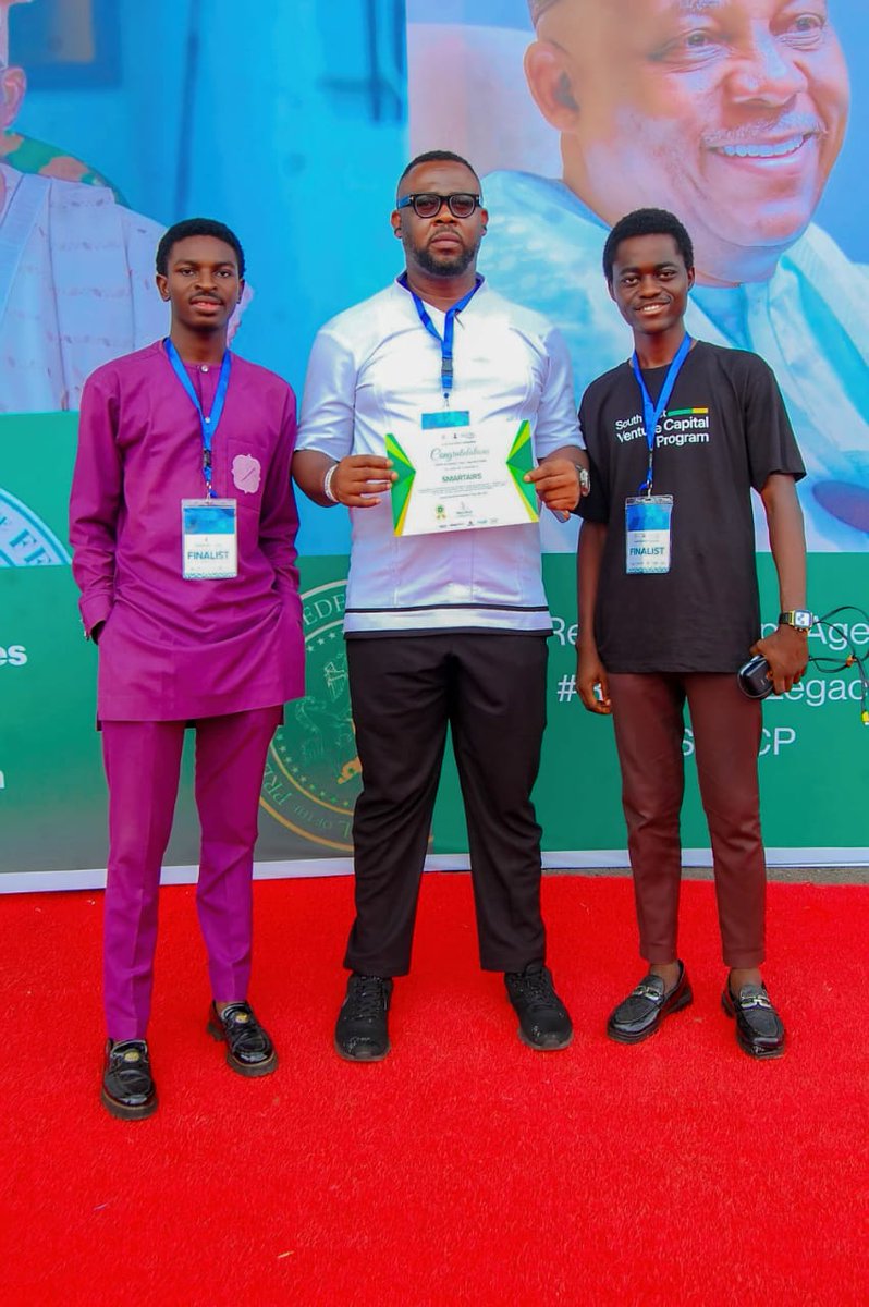 BemsSofthub's tweet photo. From Abia to the World. 

SMARTAIRS has officially been recognized as WINNER at the @SEDCgov South East Venture Capital Programme (SEVCP) Pitch Competition held at the International Conference Centre, Enugu.
#SMARTAIRS #SEDC #SEVCP  #Innovation #DigitalGovernance #AbiaToTheWorld https://t.co/PRAqwVXqq1