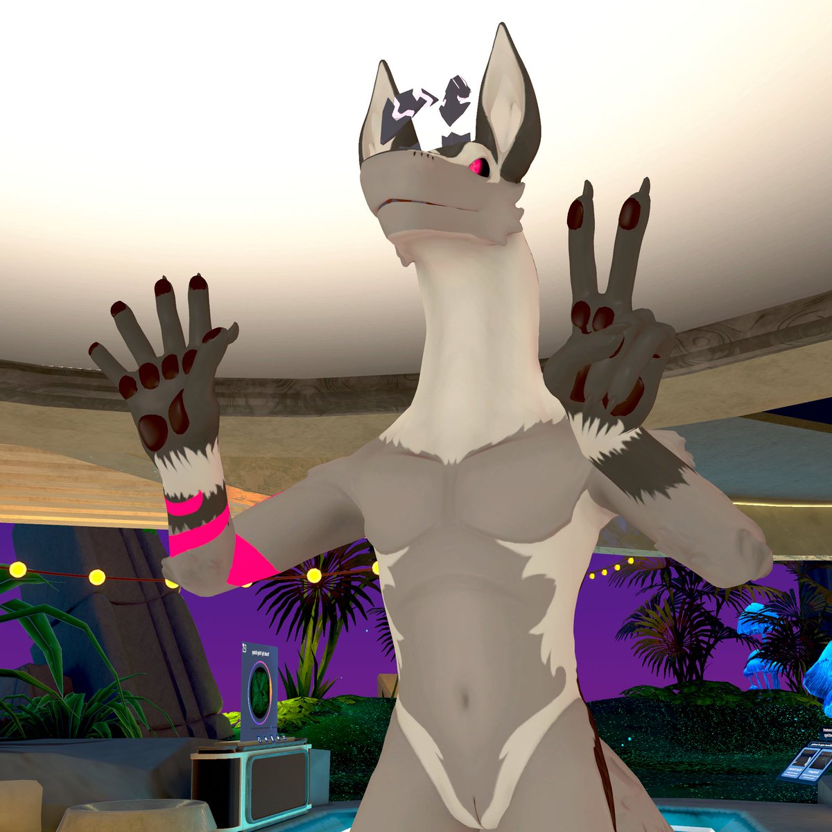 voxel_voidd's tweet photo. Finished a commission for @Mr_Bad_Fox for VRC :D The tail doesn't fit in the pics and we forgor to make it collide with the floor yet for these pics oops.
Credit to him for the VRC setup https://t.co/ZaTKlcDycs