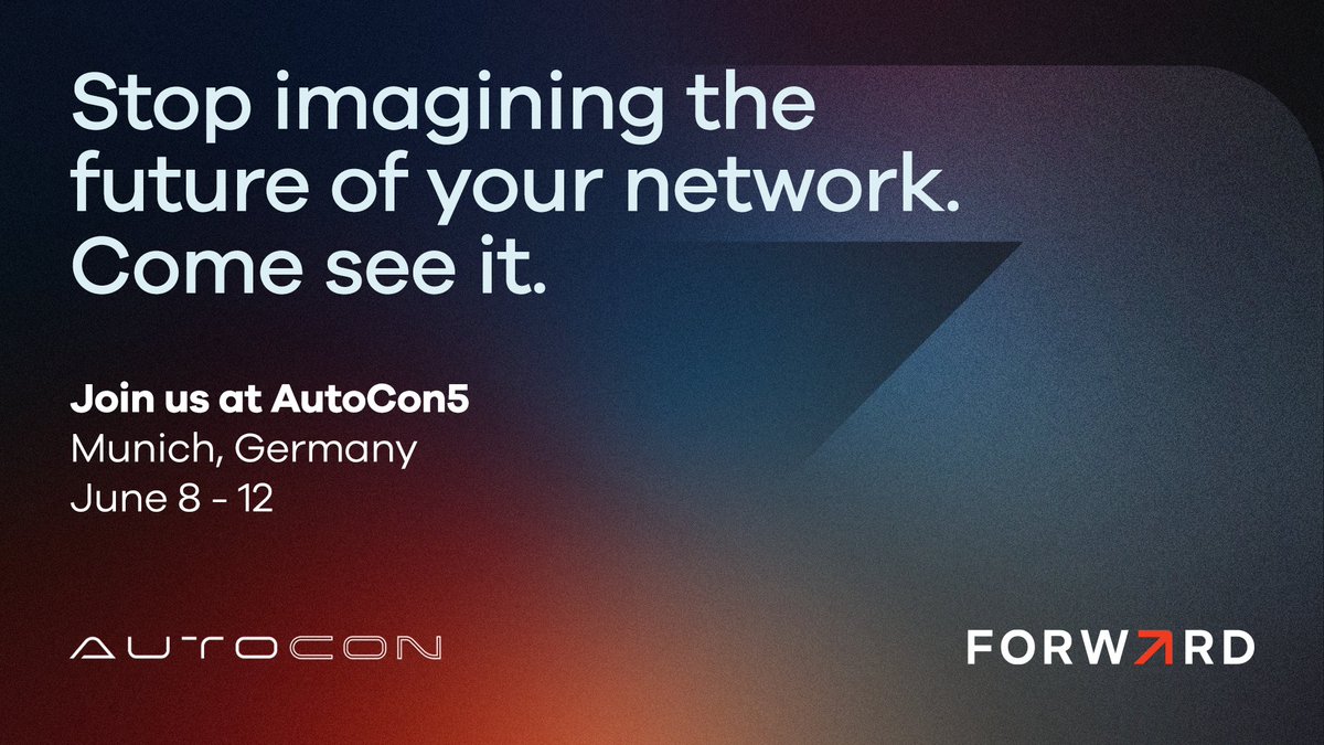 FwdNetworks's tweet photo. AI alone can’t solve the #NetworkAutomation challenge. So what actually can?
With #ForwardPredict, automation runs safer, and nothing is left to guesswork.
See a live demo at #AutoCon5 in Munich this June.
https://t.co/6DAOtLYe5s https://t.co/scWM9sk1iX