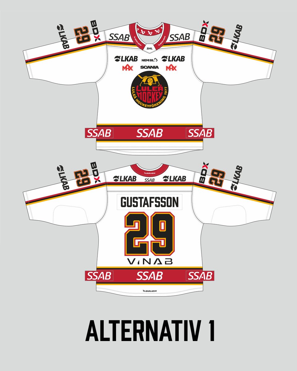 LuleaHockey's tweet photo. 🔥 Just nu kan alla medlemmar i Luleå Hockey rösta på vilket tredjeställ som vi skall spela i kommande säsong.

Bara under den första timmen har vi fått in över 800 röstningar. Tack för hjälpen - vi gör det tillsammans!

ℹ️ Läs mer om det hela på https://t.co/aQLqX6Xn3l. https://t.co/Y4ZEBs0BMv