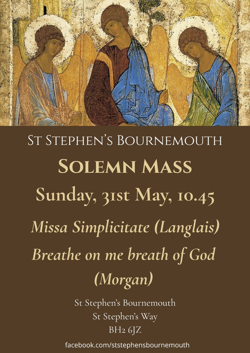 StStephensBmth's tweet photo. Jean Langlais's Missa in simplicitate will be the Mass setting at St Stephen's this coming Sunday morning. All welcome! https://t.co/rwd3sJPyk0