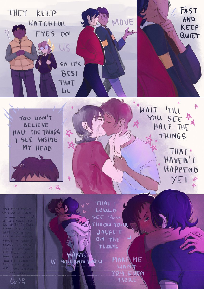 karo_li5's tweet photo. I Can See You x klance 
no because why i didn't realise that i never posted the rest of this loool 
#klance #voltronlegendarydefender #fanartㅤㅤㅤㅤ https://t.co/olNr0fRqY7