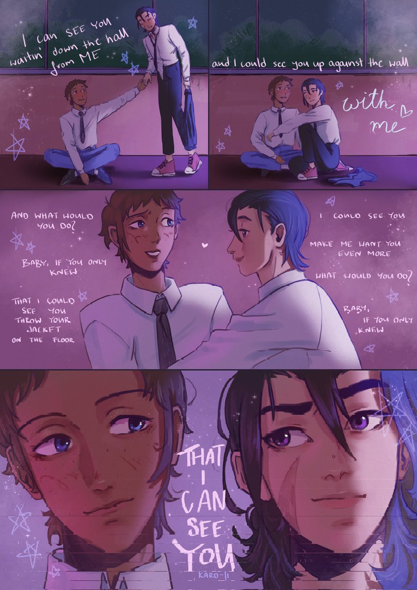 karo_li5's tweet photo. I Can See You x klance 
no because why i didn't realise that i never posted the rest of this loool 
#klance #voltronlegendarydefender #fanartㅤㅤㅤㅤ https://t.co/olNr0fRqY7