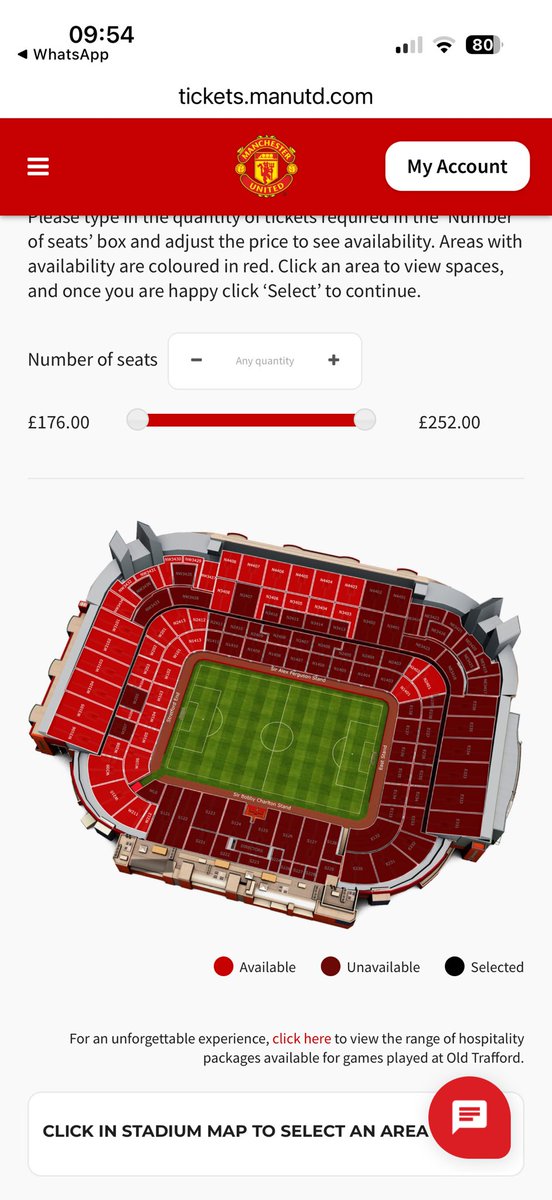 MUFSeeAlerts's tweet photo. 🚨 Cup Season Tickets - On Sale Now!

First glimpse of MUFC’s 26/27 Cat C pricing as Cup Season Tickets go on sale.

The next question: what will Season Ticket holders enrolled in the Automatic Cup Scheme be asked to pay? Historically discounts have often applied, but it’s currently unclear whether those savings will remain for 26/27. 

Adult ticket prices seen so far:

🎟️ £53
🎟️ £57
🎟️ £58
🎟️ £62
🎟️ £63

Average: £59 per game

Worth noting this data doesn’t yet include North Lower or the South Stand.