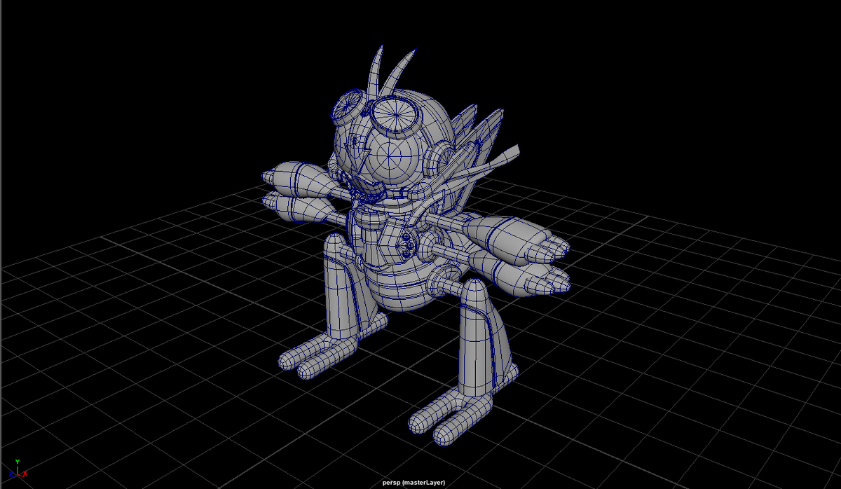 S_Rabbit_Tank's tweet photo. ガッチャードケミー(ホッパー)の3Dモデリング完了！

カードの情報出た時からず～っと作りたくてウズウズしてた！🦗🔥🚂
#仮面ライダーガッチャード #3DCG #東都のS https://t.co/7Vah9UoC2i