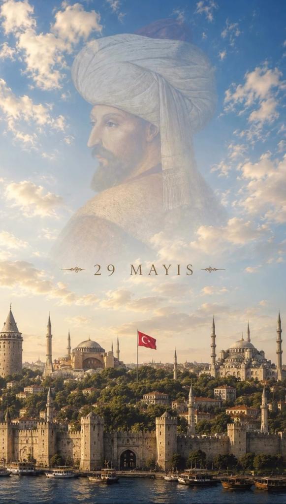 METINDABAK's tweet photo. İstanbul’un Fethi’nin 573. yıl dönümünde,Peygamber Efendimizin (s.a.v.) müjdesine mazhar olan cihan hükümdarı Fatih Sultan Mehmed Han’ı ve ordusundaki tüm kahraman neferleri rahmet, minnet ve şükranla yâd ediyorum.
Müjdelenmiş komutana ve o mübarek fetih ordusuna selam olsun. https://t.co/JVMJfg1S4F