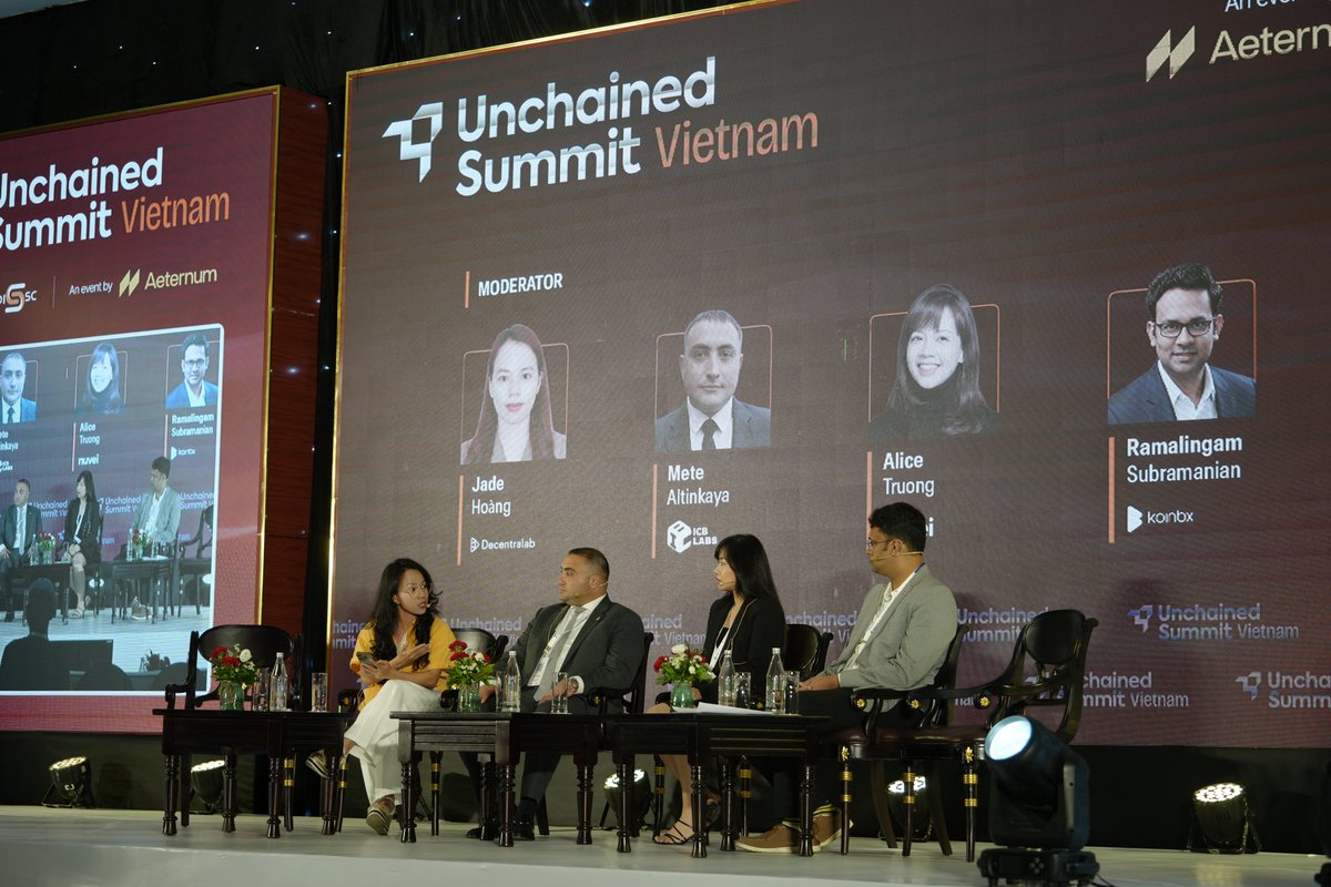 MinervaWeb3's tweet photo. Great two days at @UnchainedSummit Vietnam 🇻🇳⚡

Proud to join as a Community Partner and connect with builders &amp; ecosystem leaders across Web3.

Big thanks to @UnchainedSummit for bringing the community together in Da Nang.

See you at the next one 🤝 https://t.co/JD6Q3OrPrh