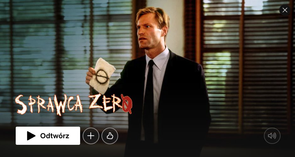 tomasznicieja's tweet photo. #SuspectZero "Sprawca Zero" (2004) - dziwny film... obsada bardzo dobra, początek nawet interesujący, były dobre momenty, ale czegoś tu zabrakło😏 Nie wiem, może fabuła później jest słaba/powolna, może zabrakło emocji. Moja ocena: 5/10.
#Netflix https://t.co/fiQaafHgAT