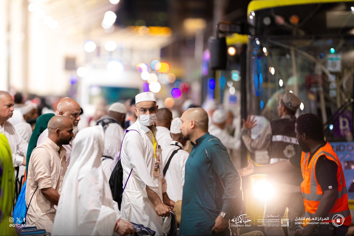 GTC_Makkah's tweet photo. مسارات أيسر، ووقتٌ مُختصر، وزحامٌ أقل. محطة غرب الجمرات في مشعر منى، إضافة جديدة لمنظومة النقل الترددي، تخدم تنقّل ضيوف الرحمن بين منى والمسجد الحرام. #حج_1447هـ #حياكم_الله https://t.co/X05gKZGO3P