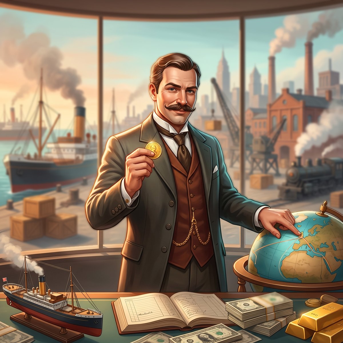 oxiwyle's tweet photo. 🚢 Control Global Trade in the 20th Century!

Turn global markets into a source of power

📦 Export surplus resources for profit
🛒 Import scarce goods from other countries
🏭 Support production through international trade
💰 Earn income from your country’s resources
…and much more!

Start building your trade empire now
⬇️⬇️⬇️

🎮 Play Market:  https://t.co/mphWVmT1Fx

🍎 Apple: https://t.co/8Btw4HRGBp

🇨🇳 Huawei AppGallery: https://t.co/WWNN26b3RG

#strategy #mobilegames #president #politics #simulator #game #free #apple #iphone #iOS #war #battles #android #pc #economy #diplomacy