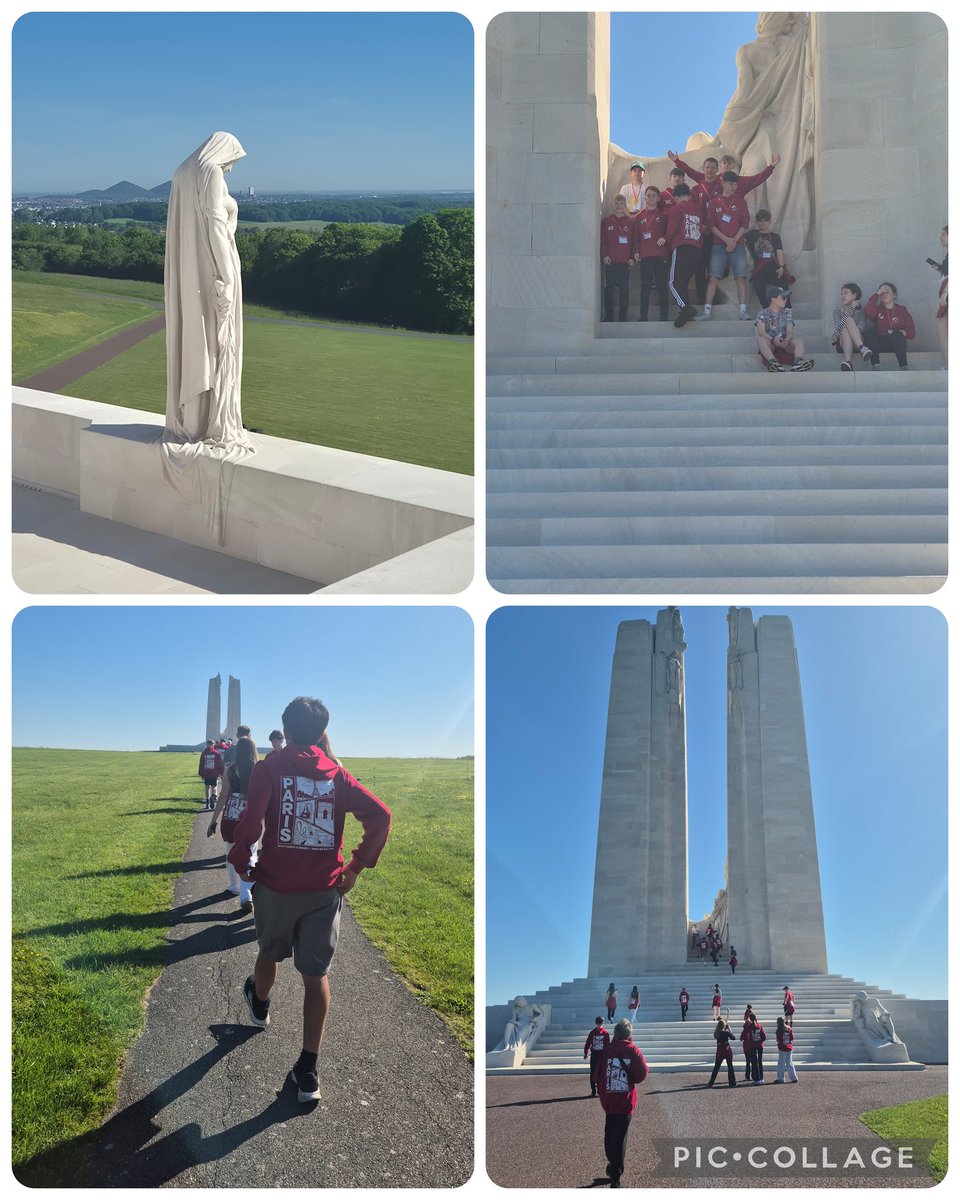 TASEMFL's tweet photo. Decided to do a repeat of each day from last week to share some more photos with you from our fabulous trip...on board, Vimy and Senlis @TrinityAcadStE https://t.co/FAEGoieoQ7
