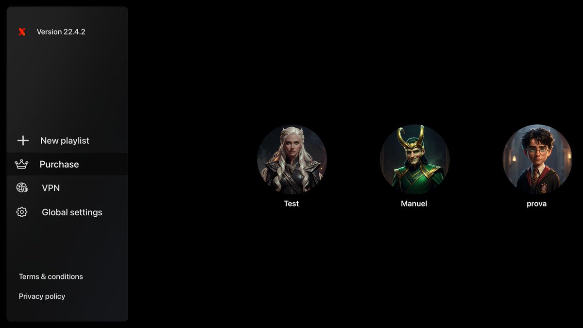 IPTVX_APP's tweet photo. We are finalizing this new improved initial screen and avatars. #IPTVX

I know you are happy. https://t.co/V67jJTHyL9