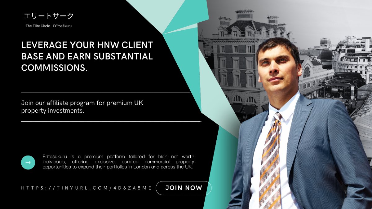 imr4n_kh8n's tweet photo. Leverage your HNW client base and earn substantial commissions. Join our affiliate program for premium UK property investments. Learn more: https://t.co/nF4c0ULmEg

#commercialproperty #business #affiliate #affiliateprogram https://t.co/m9oBJwFW4s