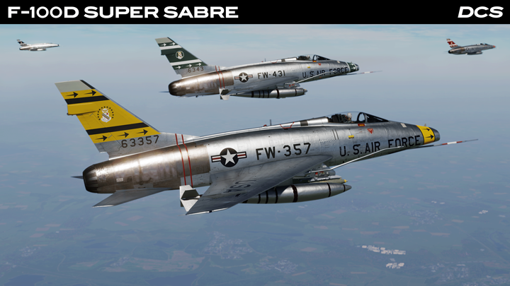eagledynamics's tweet photo. This is your Last chance to preorder the DCS: F-100D Super Sabre by Grinnelli Designs and save 30%. The newest “Hun” preview dives into the aircraft’s radar warning capabilities and highlights the sights and sounds that defined early jet combat. https://t.co/5Qt6O2TOv8 https://t.co/ydlGGZsp3Q