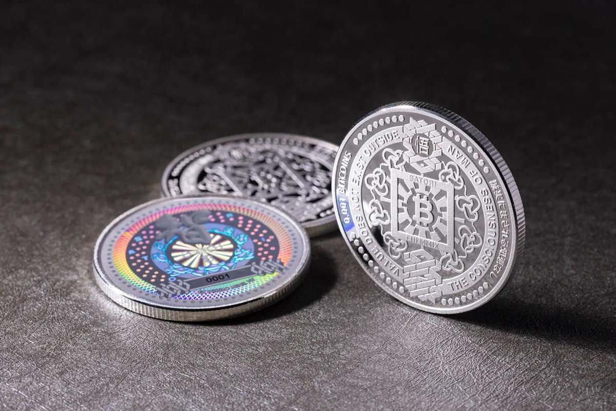 JBCWeek's tweet photo. 🎉0.001 BTC入り、日本未発売のフィジカルビットコインをプレゼント 🎉

7月12日開催の #JBWS2026 にSatori Coinのスポンサー参加が決定👏

記念として、4月27日にアメリカでローンチされた Satori Coin Chiを5個ご提供いただきました😳
まだ日本では購入できない、貴重なSatori Coin Chi（0.001 BTC入り）を抽選でプレゼントします！

◆応募方法

・@satoricoin と @JBCWeek をフォロー
・この投稿をいいね＆RT（引用RT含む）
（Satori Coin や JBWS への感想付きRTだと嬉しいです！）

〆6/7 23:59

◆その他詳細はスレッドをご参照ください。
