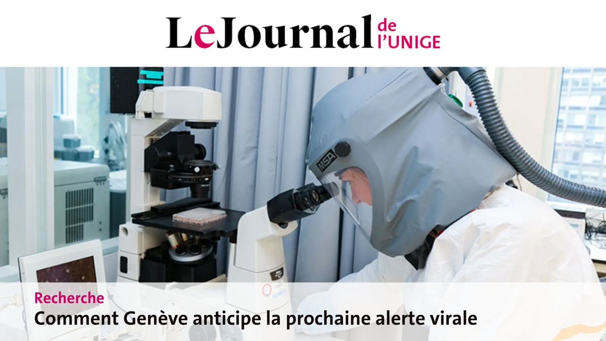 UNIGEnews's tweet photo. 🦠 Mpox, hantavirus, Ebola: face à l’irruption de ces virus, le Centre des maladies virales émergentes des @hug_ge et de l’UNIGE joue un rôle clé dans le diagnostic et la réponse clinique. Créée après l’épidémie d’Ebola de 2014, cette structure fête ses 10 ans alors qu’une nouvelle flambée inquiète tout un continent.

Plus d’informations 🔗 https://t.co/FijbVcRWDK

#santé #virus #epidemie