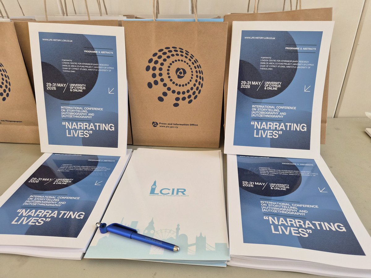 LCIResearch's tweet photo. ✨ Day 1 of “Narrating Lives” is finally here — and we could not be more excited.

We are so looking forward to the discussions, encounters, and ideas this conference will spark — in Cyprus and online. 🌍📚

https://t.co/OU1UD68vM7 https://t.co/K2NVt1VtP4