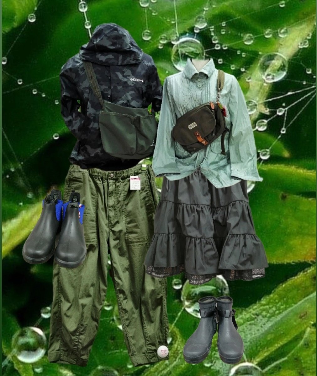 modeoff_purope's tweet photo. 雨の日も洋服で気分をあげましょう♪♪#リユースでファッションを楽しもう　#服の日　#モードオフ#所沢 https://t.co/Nwo75UKq9s