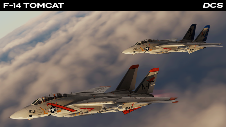 eagledynamics's tweet photo. The Heatblur Simulations DCS: F-14 Tomcat marks an important milestone with its departure from Early Access in the upcoming update. Read more in this weeks DCS Newsletter https://t.co/SvS9juaCCR https://t.co/ZJ8n7bcHVE