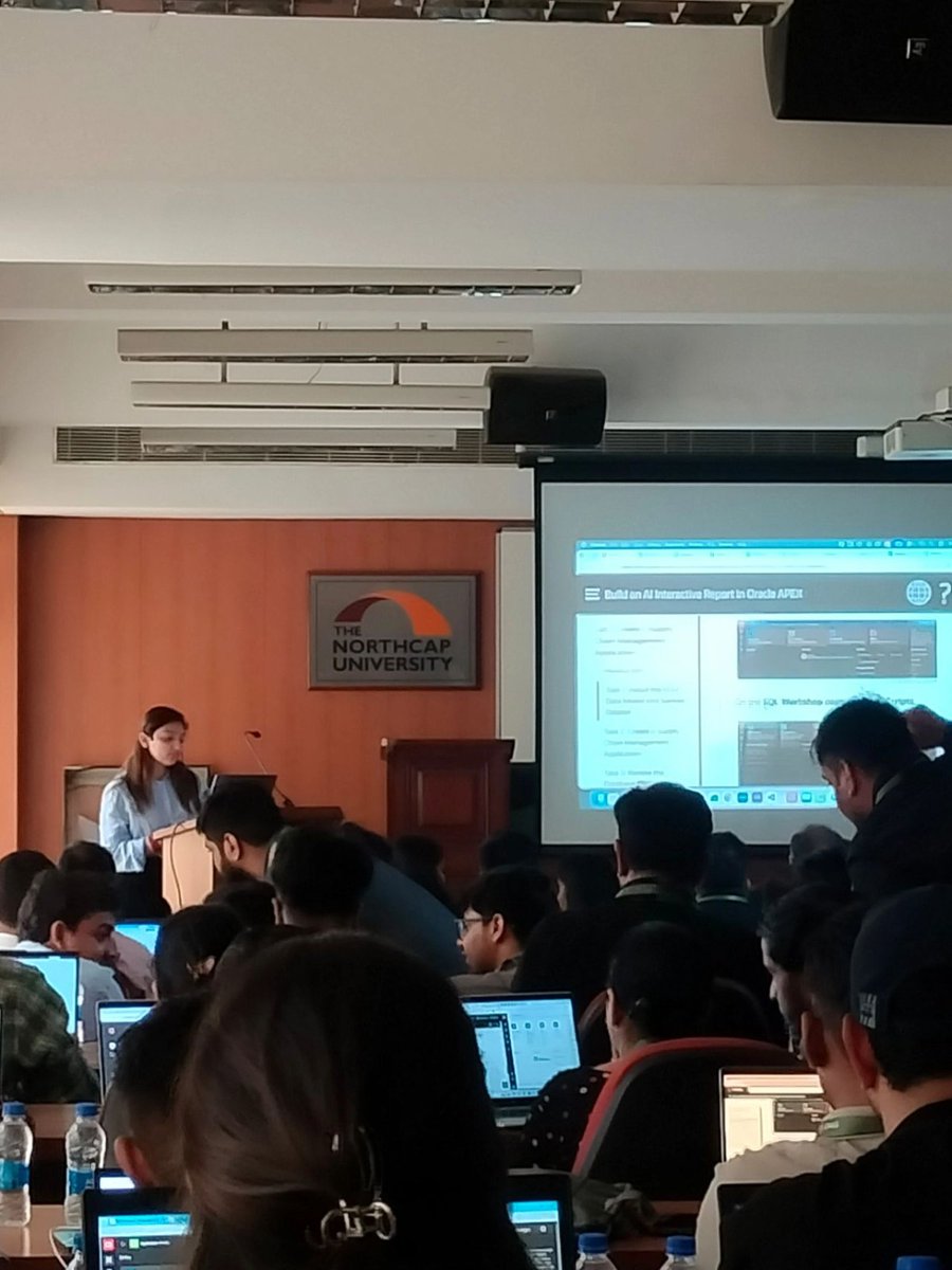 inoaug's tweet photo. Exploring the future of intelligent reporting at ORACLE APEX AI BOOTCAMPS: JAPAC 🚀

Hands-on Lab: AI Interactive Reports by Ankita Beri showcased smarter reporting with Oracle APEX + AI 🔥

#orclAPEX #AI #GenAI #Oracle #AIBootcamp #OracleAPEX #JAPAC https://t.co/7jRp63K8HH