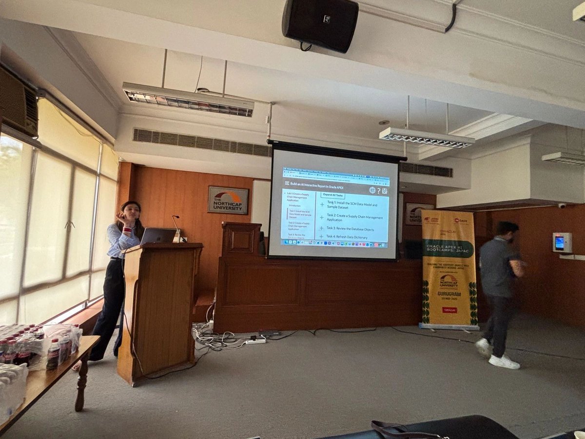 inoaug's tweet photo. Exploring the future of intelligent reporting at ORACLE APEX AI BOOTCAMPS: JAPAC 🚀

Hands-on Lab: AI Interactive Reports by Ankita Beri showcased smarter reporting with Oracle APEX + AI 🔥

#orclAPEX #AI #GenAI #Oracle #AIBootcamp #OracleAPEX #JAPAC https://t.co/7jRp63K8HH