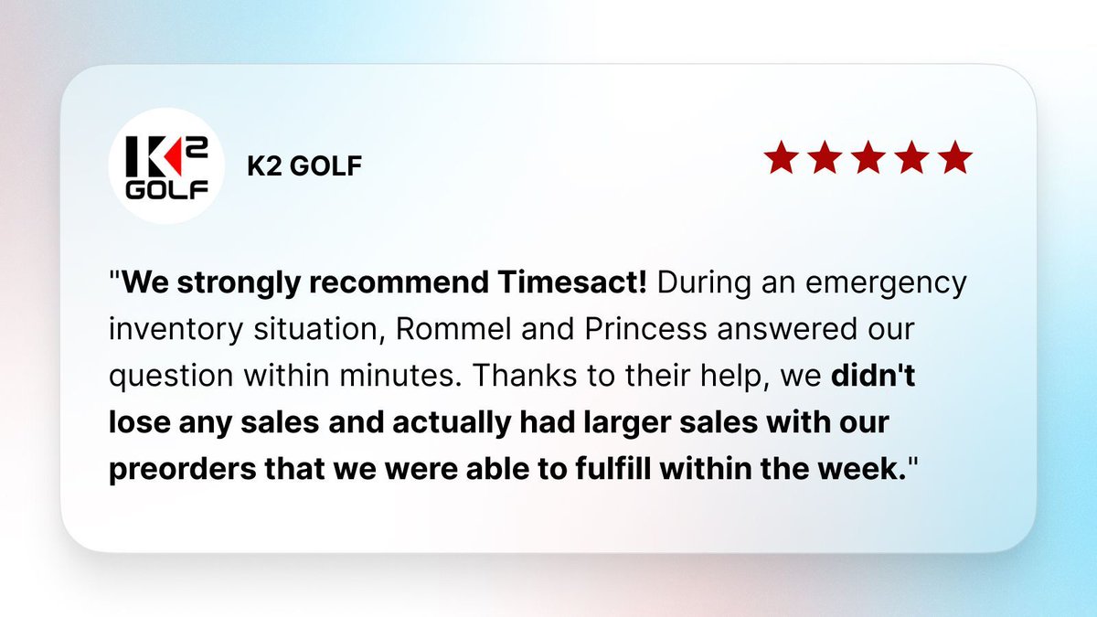 timesact's tweet photo. If you ever run into trouble, our magical Support Team has your back!  💪
We love helping you turn your business goals into reality! 🧚

#Timesact #ShopifyApps #Reviews #HappyClients #Ecommerce https://t.co/bPCmjaEk5H
