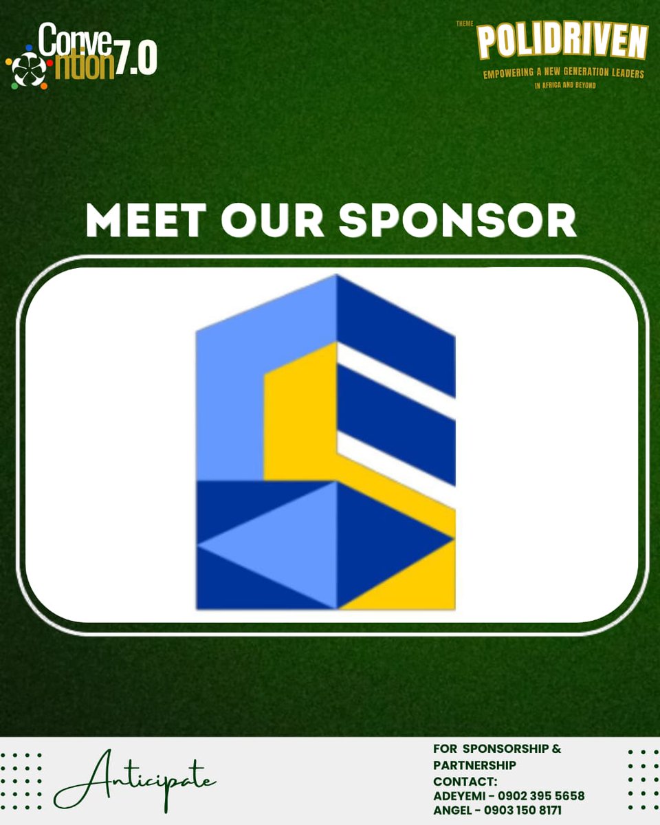 Convention_ng's tweet photo. Another sponsor on boardddddd!🥹

We're delighted to have Pretox Property Development Company Limited as one of our sponsors! https://t.co/R9GiXkunTi