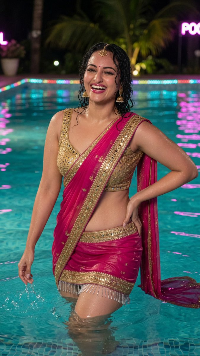 GraaceGirdha's tweet photo. "Sonakshi Sinha raising the temperature in these wet pink saree looks ๐ฆ๐ฅ Which one is your favorite? 1, 2, 3 or 4? ๐"#SonakshiSinha #Sonakshi #WetSaree #SareeLook #Bollywood #BollywoodActress #HotnessOverloaded #Glamour #IndianBeauty #PoolVibes #SareeSaree #DesiSwag #Viral #Trending #FYP
#ForYou
#Explore
#BollywoodReels
#IndianFashion
#SareeLove
