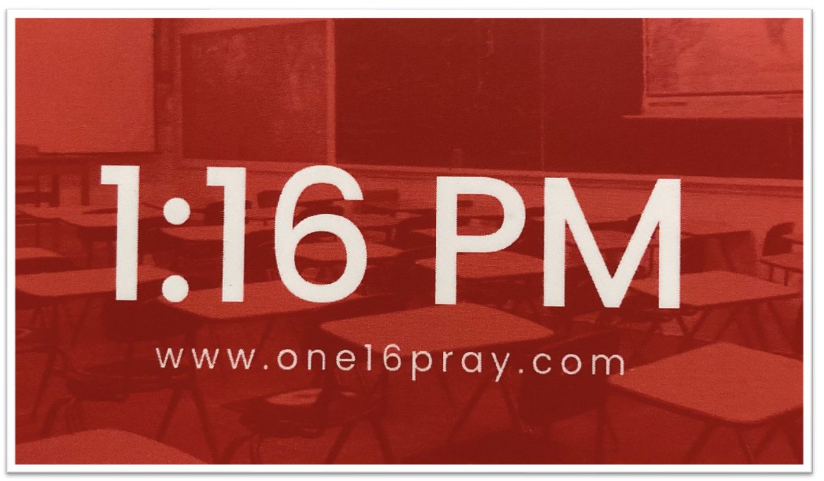 one16pray's tweet photo. May 29th prayer prompt - Praise God for the 2025-2026 school year. Have a God-filled summer! See you in August. https://t.co/K0SKEkydgS
