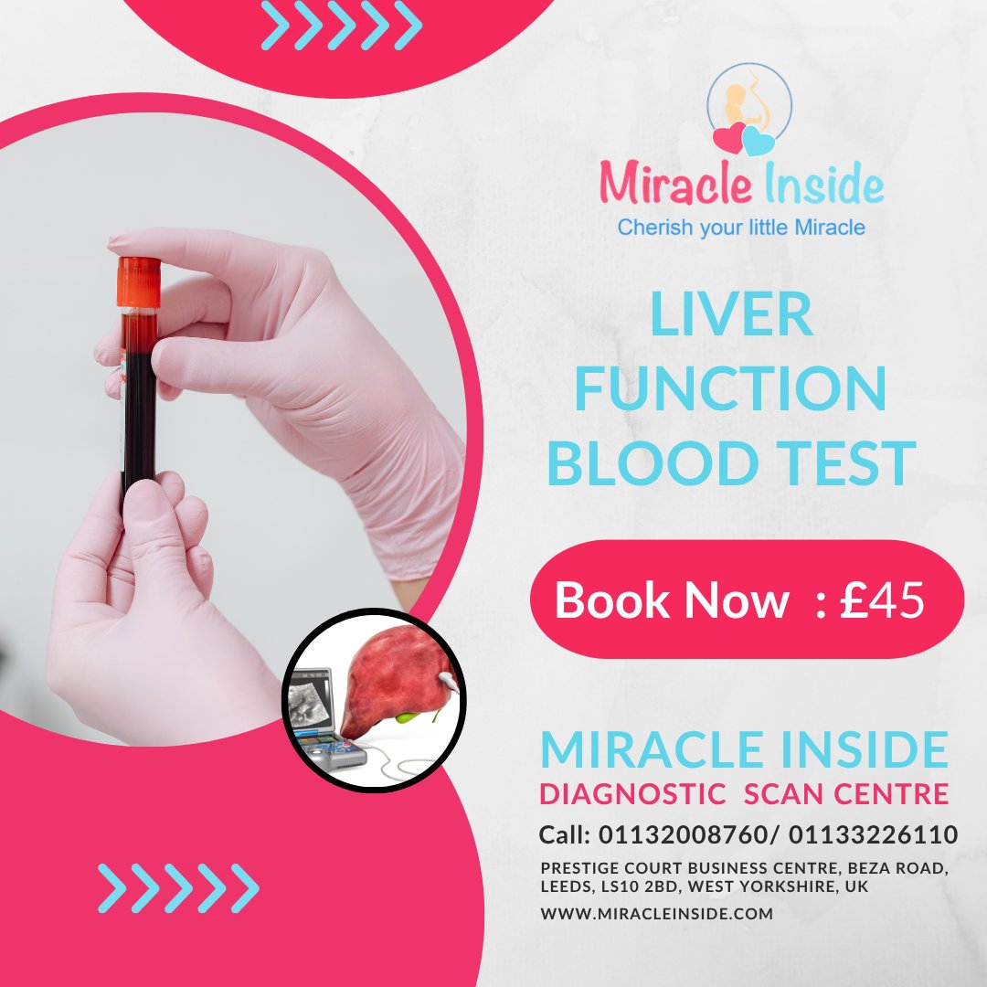 Miracleinside4D's tweet photo. Liver Function Blood Test for Better Health Monitoring
#LiverFunctionTest #HealthCheckUK #BloodTestLeeds #PreventiveHealthcare #MiracleInside #DiagnosticCare #WellnessCheck #HealthcareUK #StayHealthy #MedicalTesting https://t.co/AUa5jP1wfS